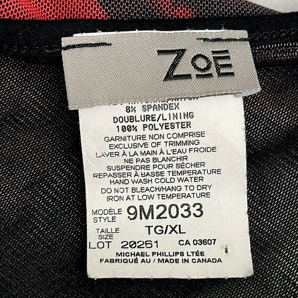 Zoe Tunic Top Size XL Bell Sleeve - Picture 9 of 9